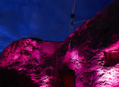 Arthur Head, Fremantle lit up pink
